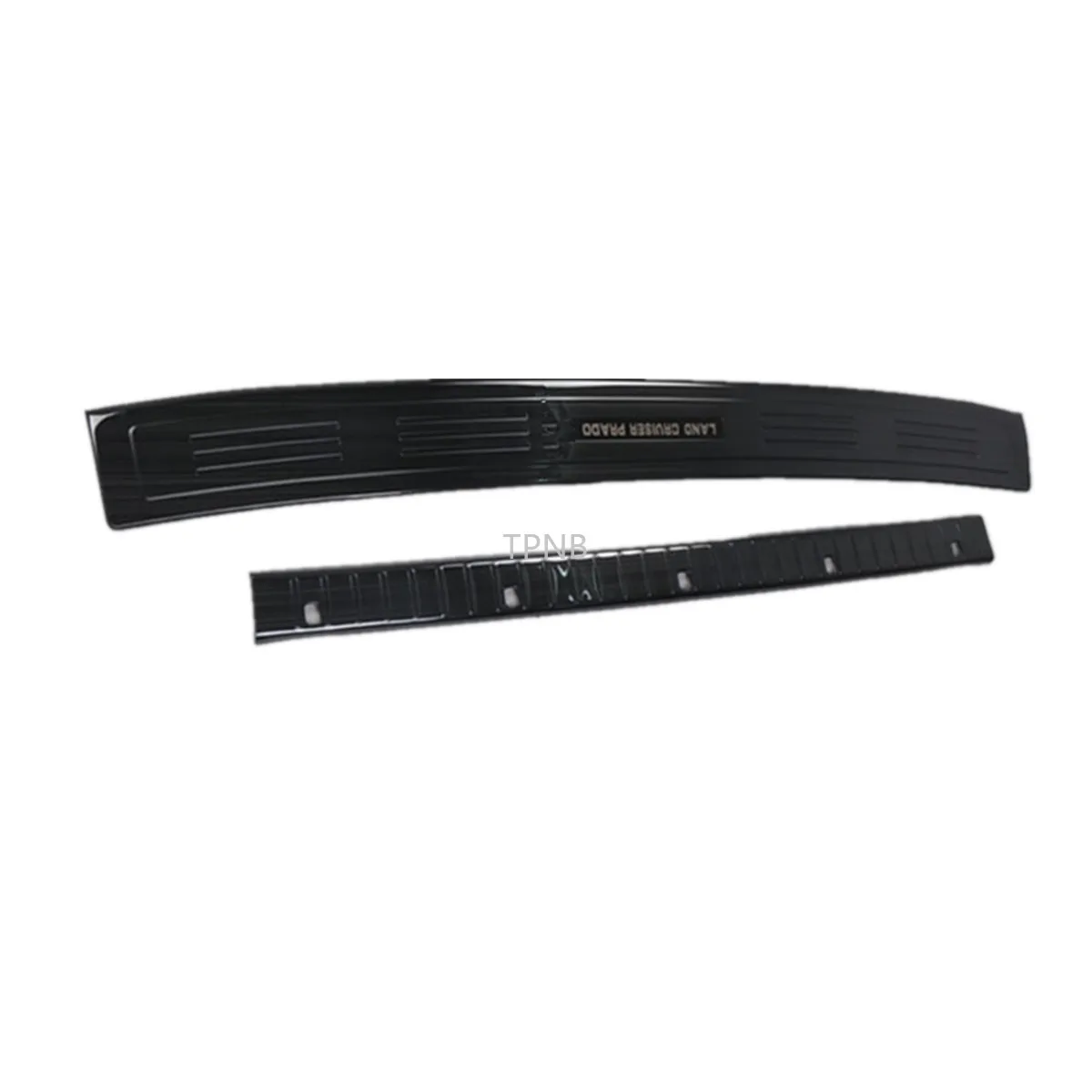 Внутренняя и внешняя задняя защита из нержавеющей стали для Toyota Land Cruiser Prado 120 2003