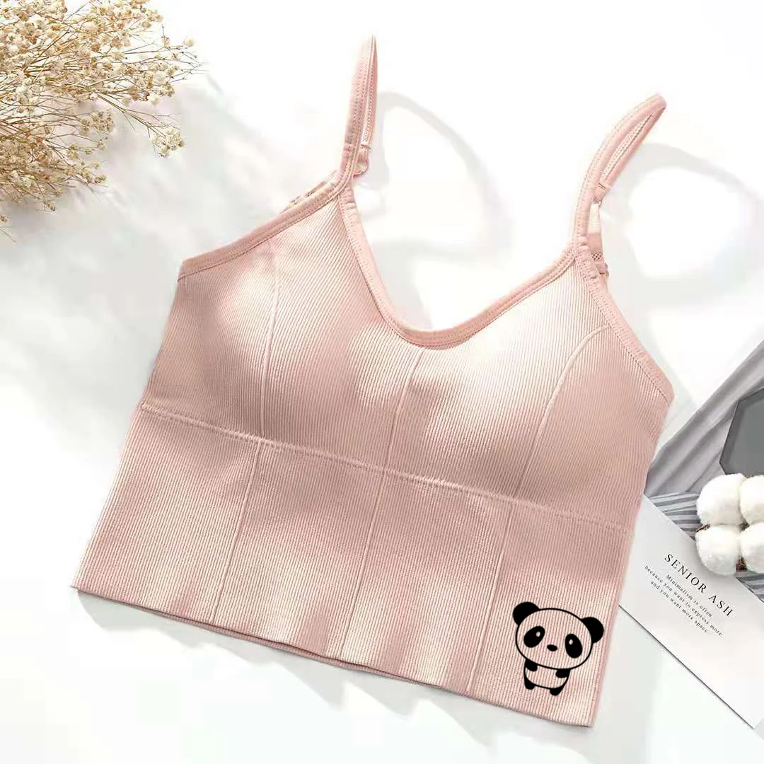 U-образный бюстгальтер на спине топ-труба женский укороченный топ пикантное