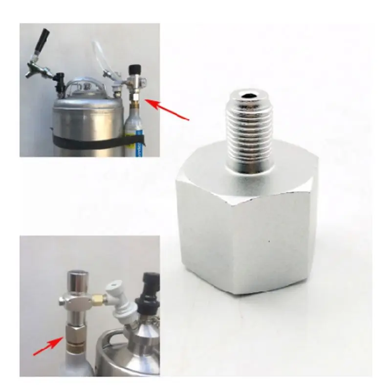 Переходник с трапециевидной резьбой TR21-4 для мини-регулятора CO2 |