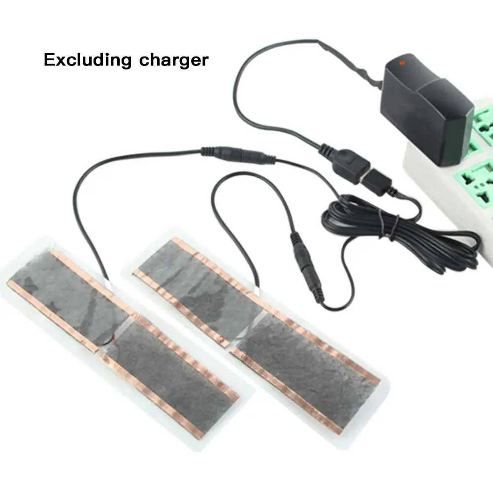 5V USB Electric Heated Insoles Foot Warmer Boots Shoes Pad Winter Outdoor Ski Warming Insoles Waterproof Heating Gloves