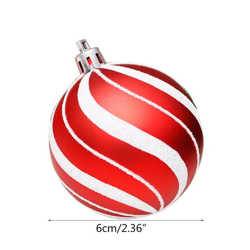 

1 Set 6cm/30 Pcs Christmas Balls Ornaments Holiday Party Wedding Xmas Tree Hanging Decor