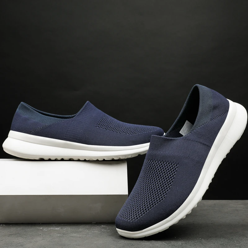 

Woman Men Breathable Men's Casual Shoes Slip-On Male Shoes Walking Female Mesh Men Sneakers Lightweight Shoe Comfortable Casua