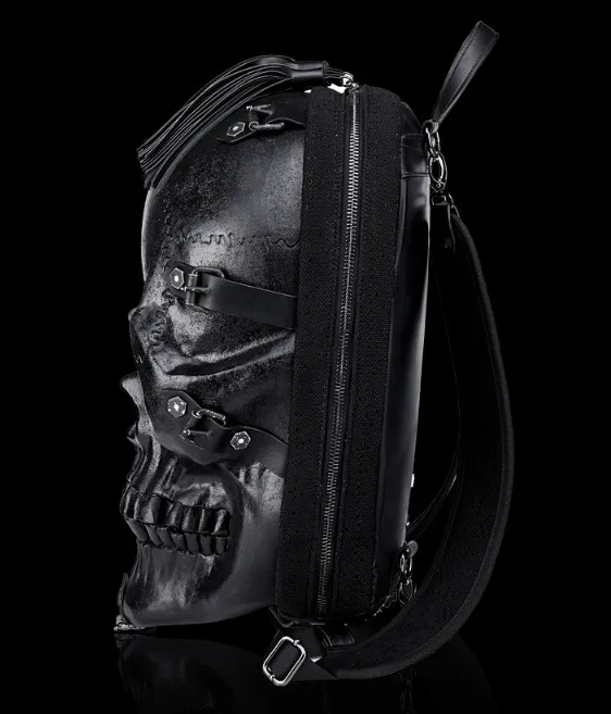 unisex casual backpack computer bag 3D Skull Relief Pirates of the Caribbean MotorcycleBag hip hop hot fashion | Багаж и сумки