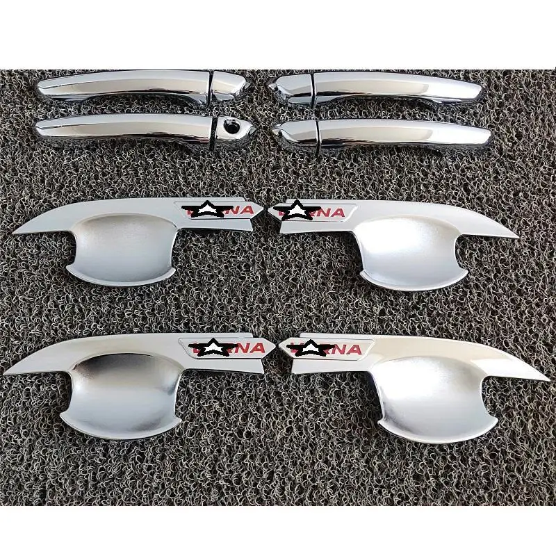 Автомобильный Хромированный Авто автоматический дверной корпус ручка для двери