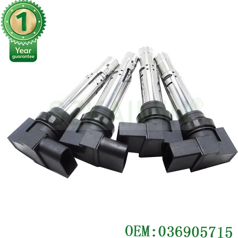 

1PCS Good Quality IGNITION COIL PACKS PENCIL 036905715 For Audi A3 S3 FOR VW Eos Caddy CC Scirocco Tiguan Touran Polo