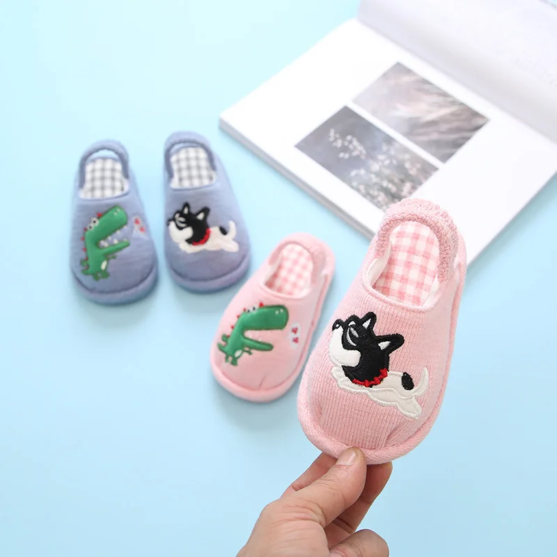 Детские мягкие удобные для маленьких мальчиков и девочек Тапочки малышей