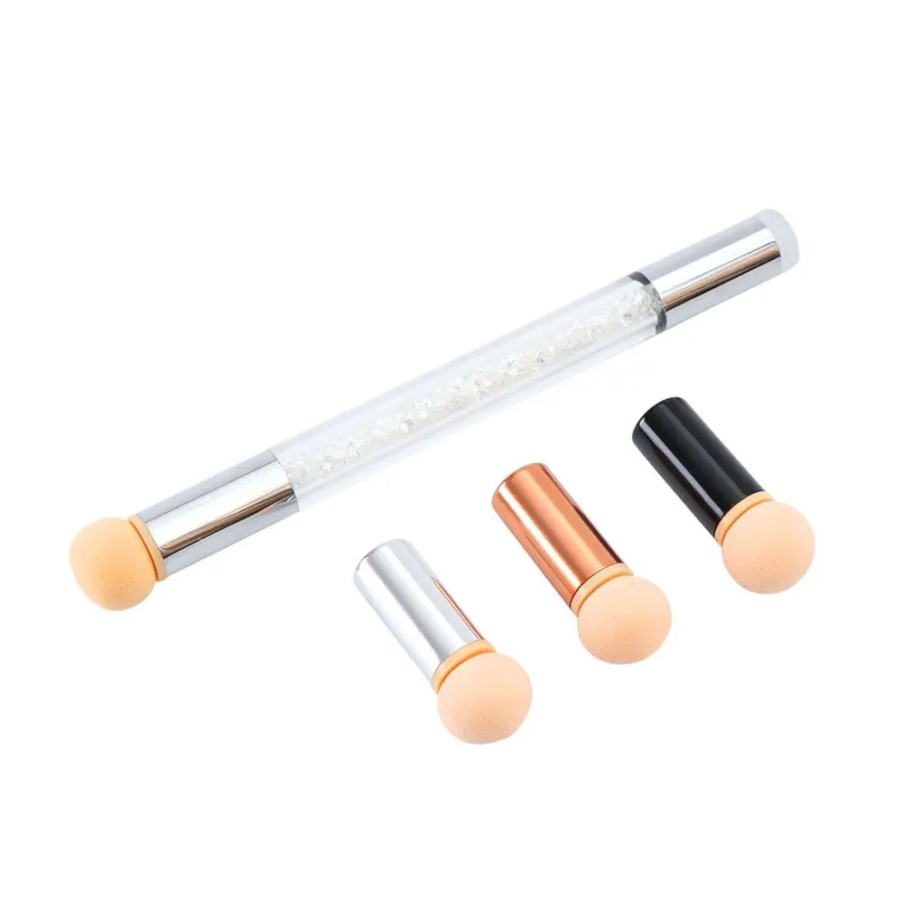 Палисандр дизайн ногтей ручка с кисточкой постепенное изменение цвета краситель