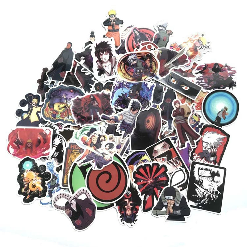 70 шт. аниме Наруто файтинги наклейки Akatsuki Sasuke Uchiha Itachi для ноутбука багажа