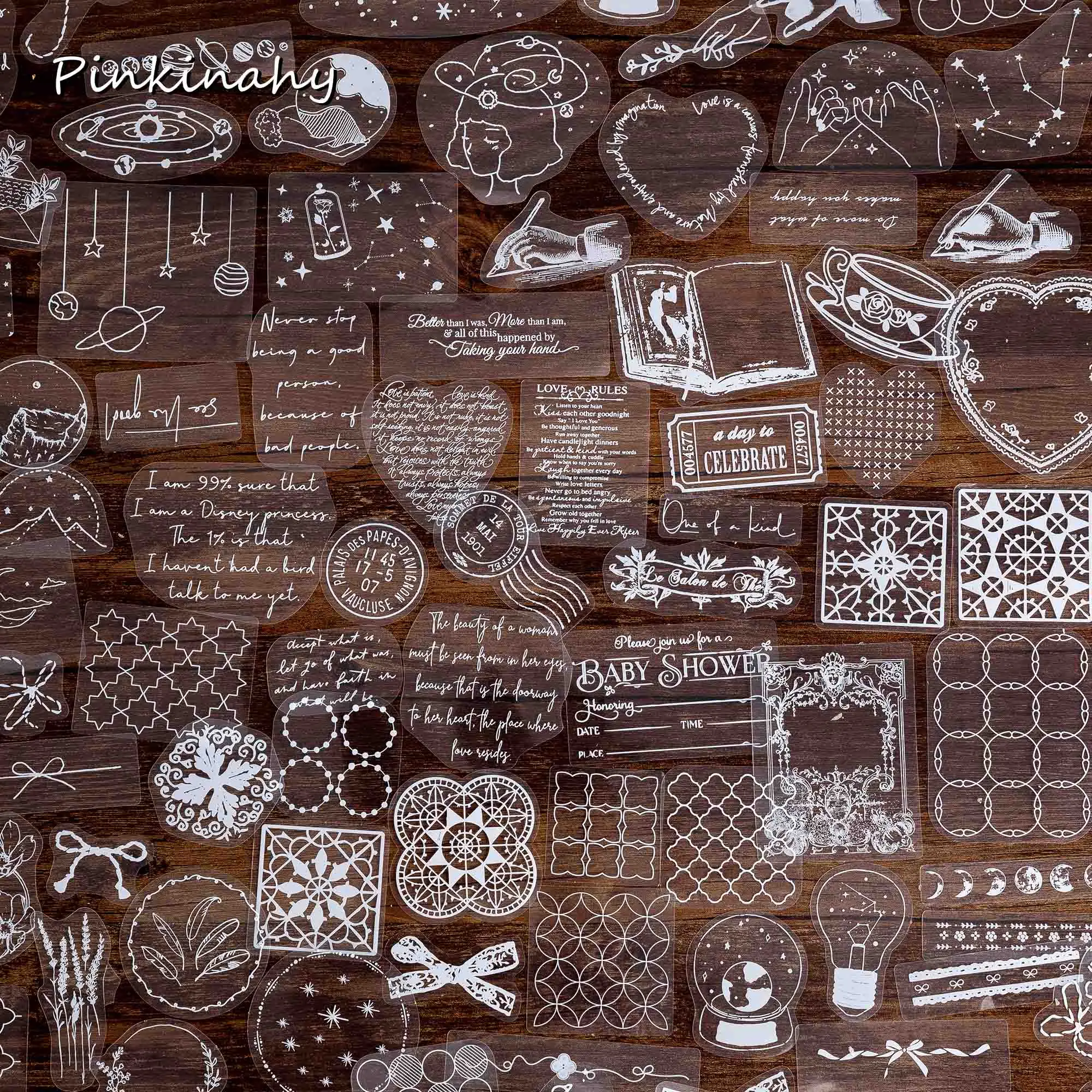 40 X Винтаж любовь Поэзия пуля журнал декоративные наклейки из бумаги васи сумка