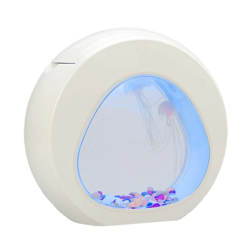 

Искусственный Медузный аквариум Ночной светильник, цветная светодиодная мини-декоративная лампа для спальни, гостиной, офиса, настольного ...