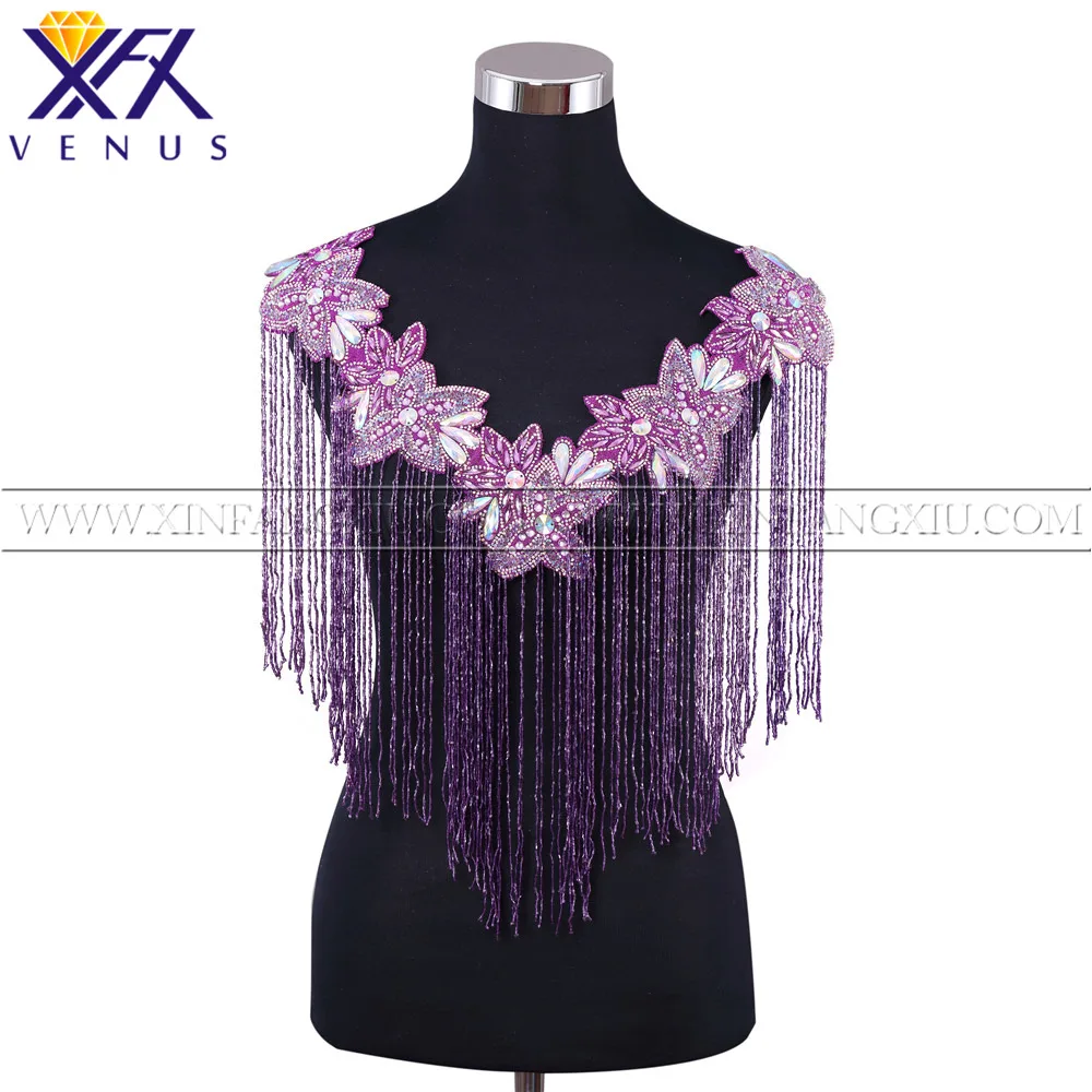 

XFX VENUS 10 шт. Стразы Ручной работы Бусины кисточки патч для одежды вышивка свадебное платье аппликация отделка DIY бальное платье