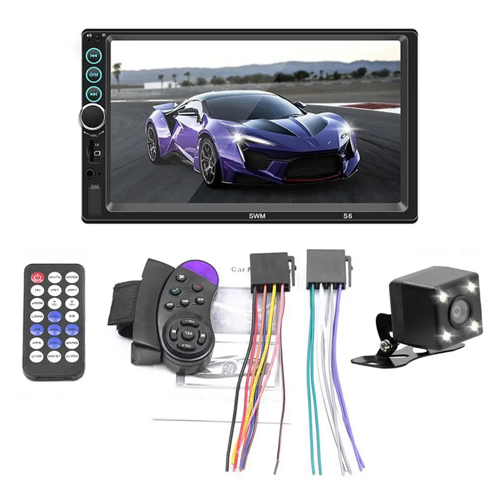 

7 Inch Car Player Three Screen With Car Mp5/Mp4/Mp3 Player Card Radio Bt Phone For Apple For Android Internet Player