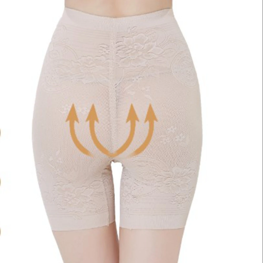 Для женщин Корректирующее белье Безопасность брюки Высокая Талия животик