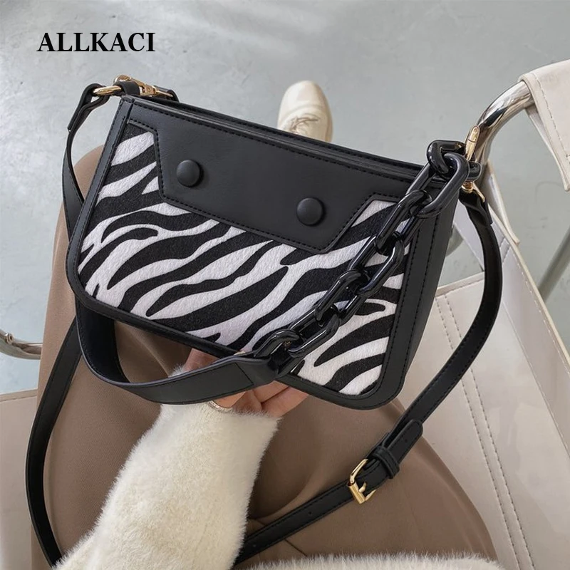 

Youth Ladies Simple Versatile Bag Women Crossbody Bag Acrylic Chain Lady PU Leather Shoulder Pouch Female Cross Body Bag 5051