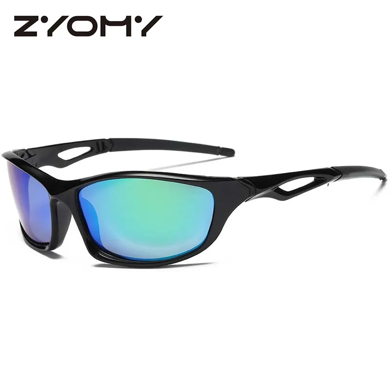 C5 Zyomy Goggle очки спортивные солнцезащитные очки поляризованные UV400 очки для вождения Gafas брендовые дизайнерские Oculos De Sol - Цвет линз: C5