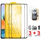 Защитное стекло 9D для Xiaomi Redmi Note 1089 Pro MaxNote109s10s, пленка для экрана Redmi 9 9A9C8T, 6 в 1