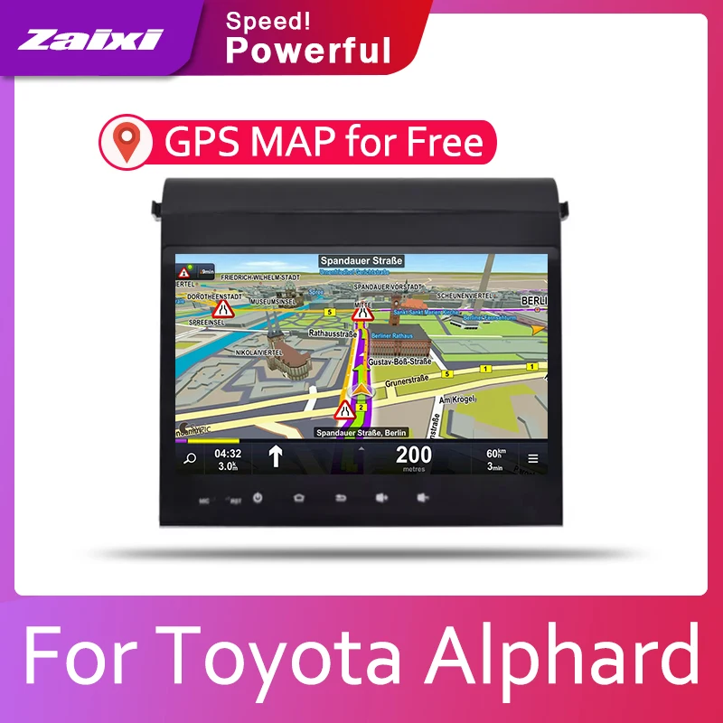 Для Toyota Alphard 2012 2013 2014 Автомобильная система Android 1080P IPS ЖК-экран Автомобильный