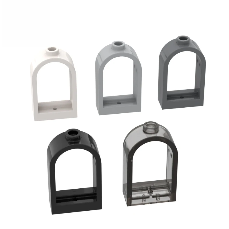 10Pcs MOC Parts 30044 Window 1 x 2 2/3 with Rounded Top Compatible Bricks DIY Building Blocks Particle Kid Brain Toy Gift - купить по