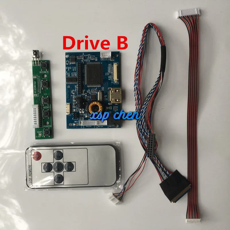 HDMI LVDS controller board 40pin Lvds cable kit for LP101WH1-TLB2 LP101WH1-TLB4 1366x768 1ch 6-bit TFT LCD display audio support |