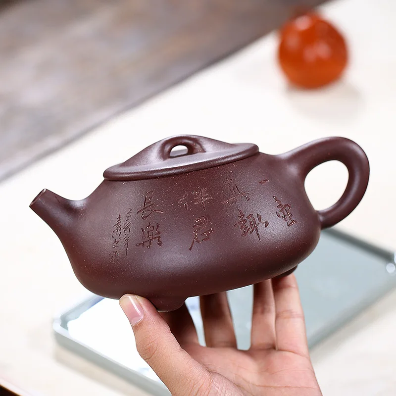 

Zisha teapot Yixing famous handmade raw material Zini large capacity Jingzhou shipao teapot goods