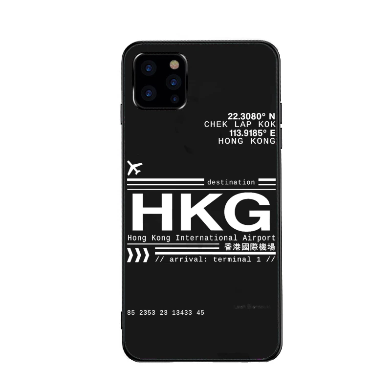 SYD Dubai International Airport Call Letters soft TPU case For iPhone11 Pro MAX 6 7 8Plus SE 5 5S 6S X XS XR back cover | Мобильные