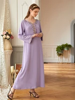 muslim hijab dress turkey abaya diamond islamic clothes musulman djellaba moroccan kaftan maxi dresses dubai arab vestido purple