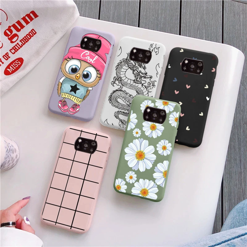 For Xiaomi Poco X3 NFC TPU Case For XiaomiPocoX3NFC xiaomi poco x3 nfc x 3 nfc X 3 N F C pocox3 nfc Poco X3NFC Bag Silicone Capa