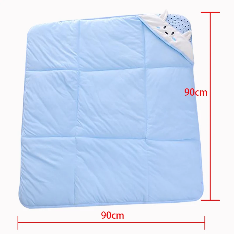 Хлопковое детское одеяло От 0 до 1 года конверт новорожденного накидка 90*90