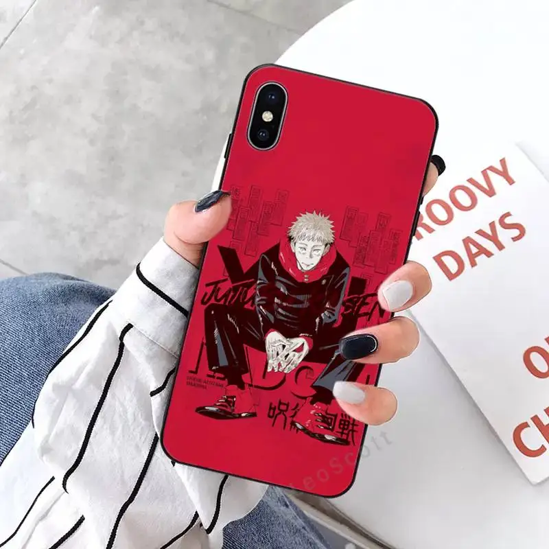 

Jujutsu Kaisen Anime Phone Case for iPhone 11 12 mini pro XS MAX 8 7 6 6S Plus X 5S SE 2020 XR
