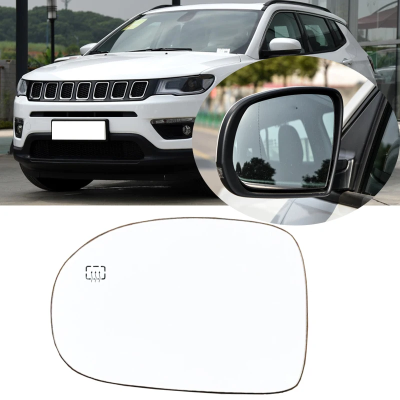 

Lofty Richy For JEEP Compass 2007-2017 Side Rear View Mirror Glass Rearview Mirror Lens Heated Wing Rear Mirror Glass