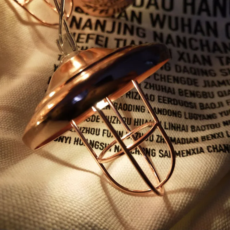 

Christmas LED String Lights Industrial Style Led Light Creative Metal Holiday Outdoor Garden Decors Fashion Retro Decors Luces