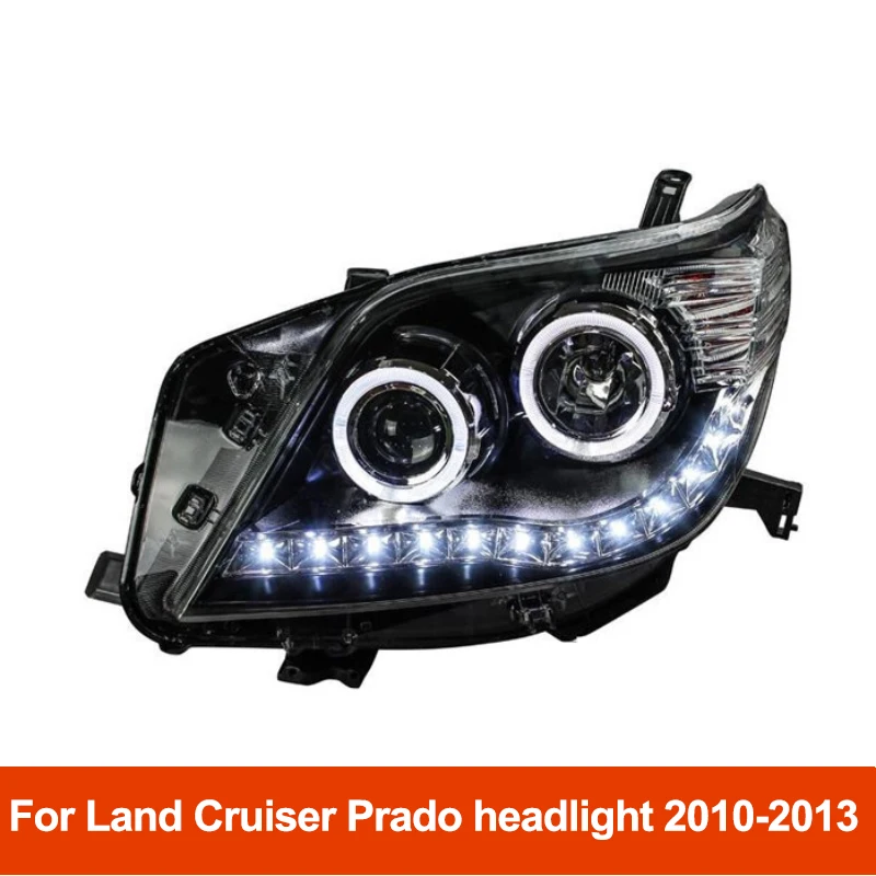 Автомобильный Стайлинг для Toyota Land Cruiser Prado фары 2010 2011 2012 2013 светодиодный ные DRL