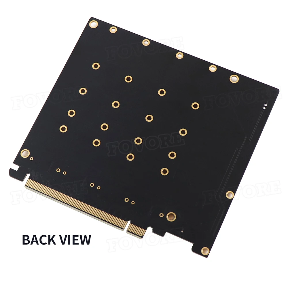 адаптер m 2 pcie 40 ssd m2 nvme m key 4 порта ssd pcie x16 конве