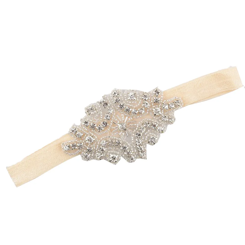 Детская повязка на голову стразы Детские аксессуары для волос девочек лента