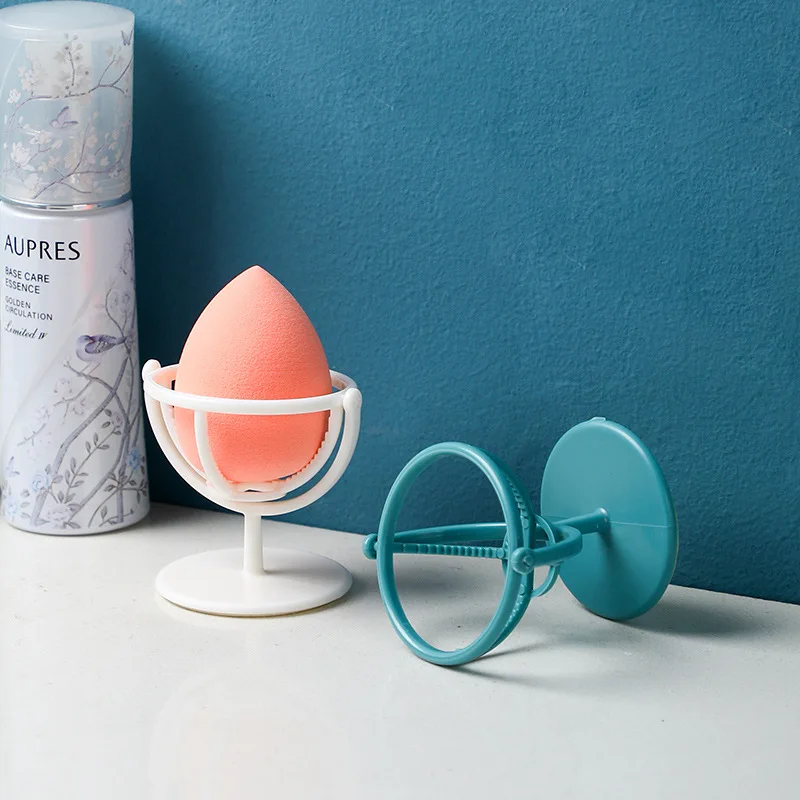 1PC Plastic Makeup Sponge Holder Brand Beauty Puff Rack Powder Storage Drying Stand Cosmetic Tool |
