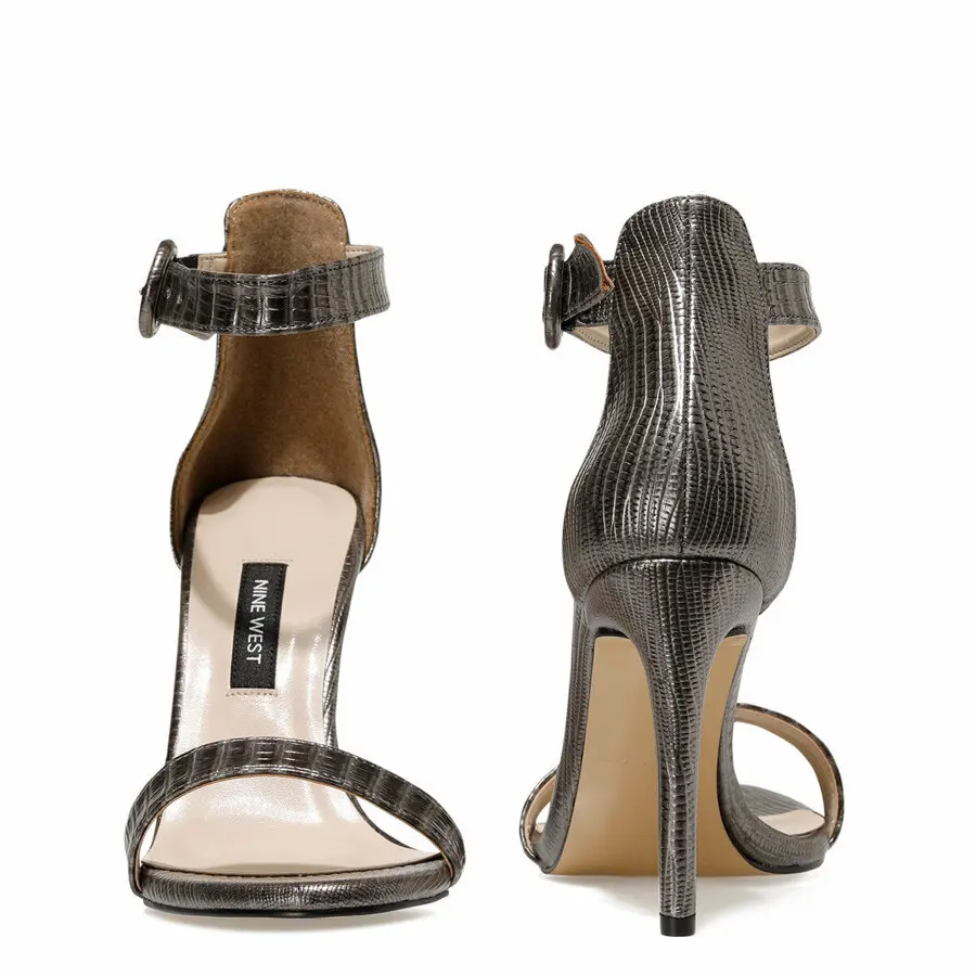 

Heels Women 2021 Nine West Lndt4 Anthracite Women Gova Shoes