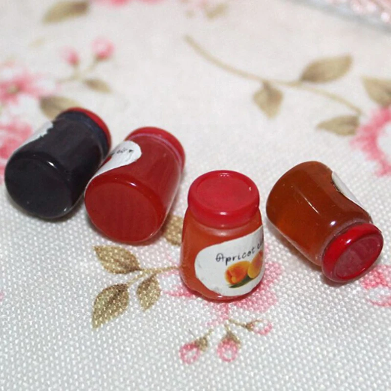 

1:12 Accessories Miniatures Jams Dollhouse Jams Miniature Kitchen Doll House Kitchen DIY Dollhouse Food