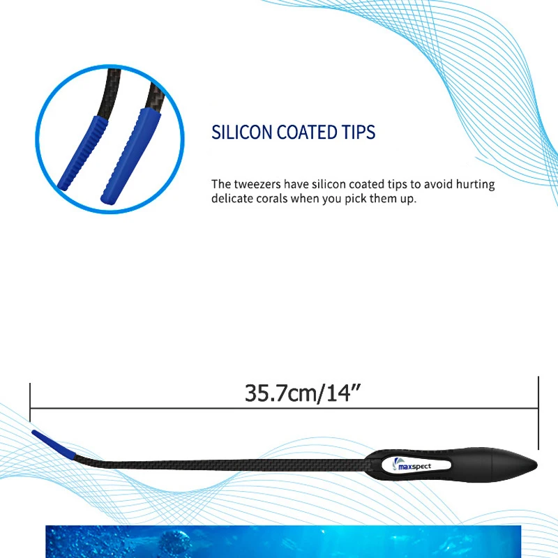 

MaxSpect Carbon Fiber Floating Coral Tweezers for Aquarium