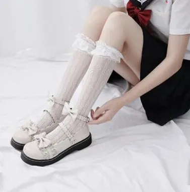 Туфли лодочки женские из искусственной кожи на низком каблуке с бантом|Туфли| |