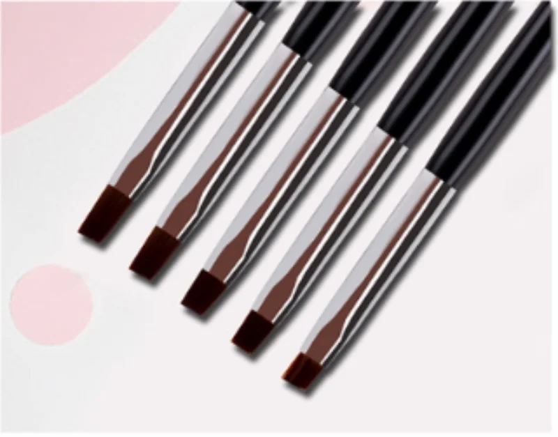 Кисть для ногтей 5 палочек черный стержень набор кистей фототерапии ручек/500 |