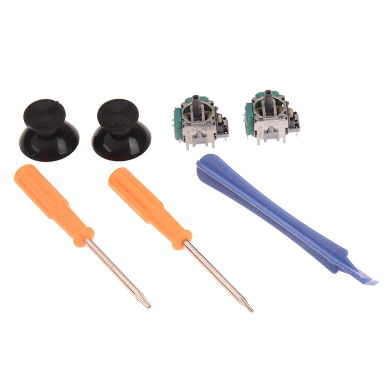 3D Analog Joystick Stick Sensor Module Potentiometers& Thumbsticks Cap Torx T8 T6 Screwdrivers Repair Tool Wireless Controller |