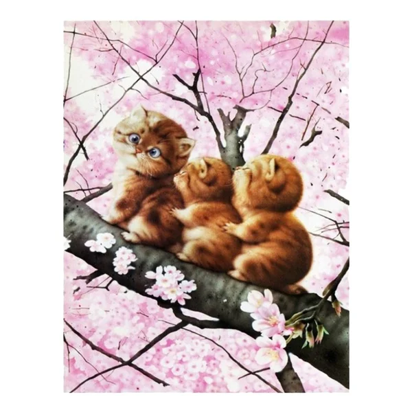 

Милый котенок на персиковом дереве, металлическая жестяная вывеска, 8x12 дюймов, ретро, домашний декор для кухни, ресторана, стен