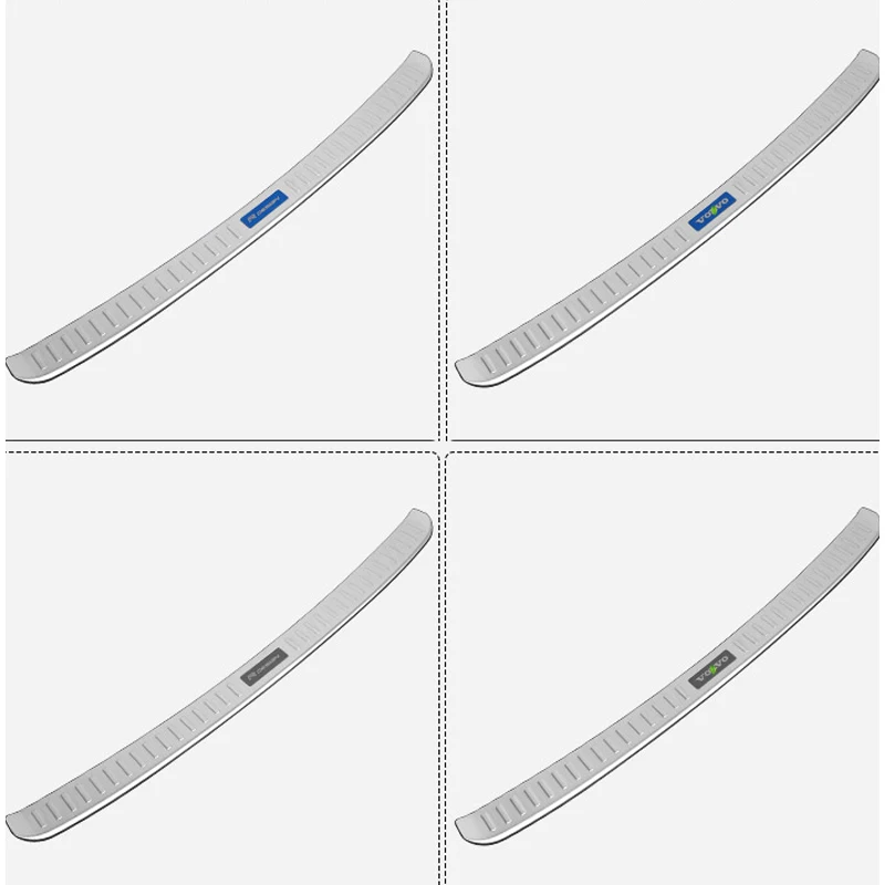 

Rear Tail Trunk Door Trim Exterior Mouldings Stainless Steel Accessories Auto Tailgate Protection FOR Volvo S60 2020-2021