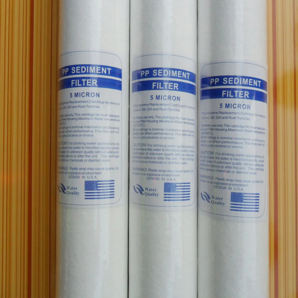 Water quality sediment filter. Sediment filter. Картридж pp-5 - 5 микрон. Can filter. Картридж для воды 1 микрон.