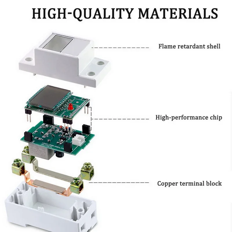 Sonoff R2 60-80A измеритель мощности монитор беспроводной WiFi переключатель с функцией