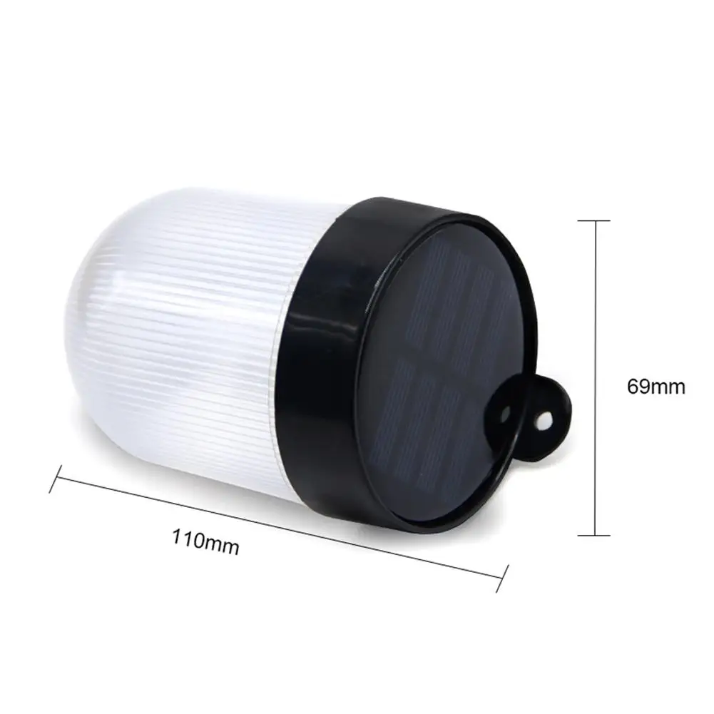 

Solar 3 LED Wall Lamp Durable Plastic Waterproof Light Control Dual Colors for Outdoor Garden Courtyard Fence Lighting