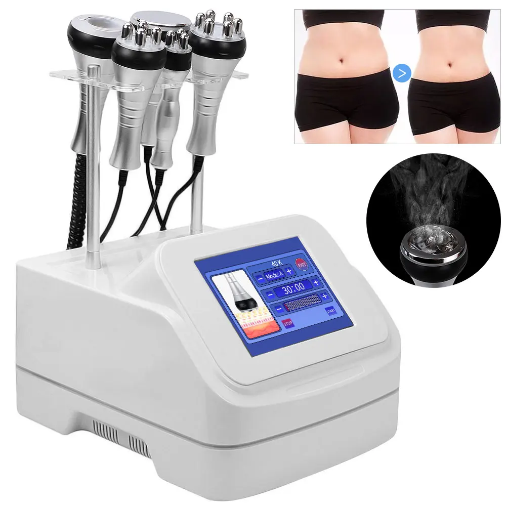 Beste Professionele 5 In 1 Lipo Laser Draagbare 80K Ultrasone Cavitatie Systeem Vacuüm Apparaat Rf Lichaam Afslanken Machine Schoonheid Apparatuur