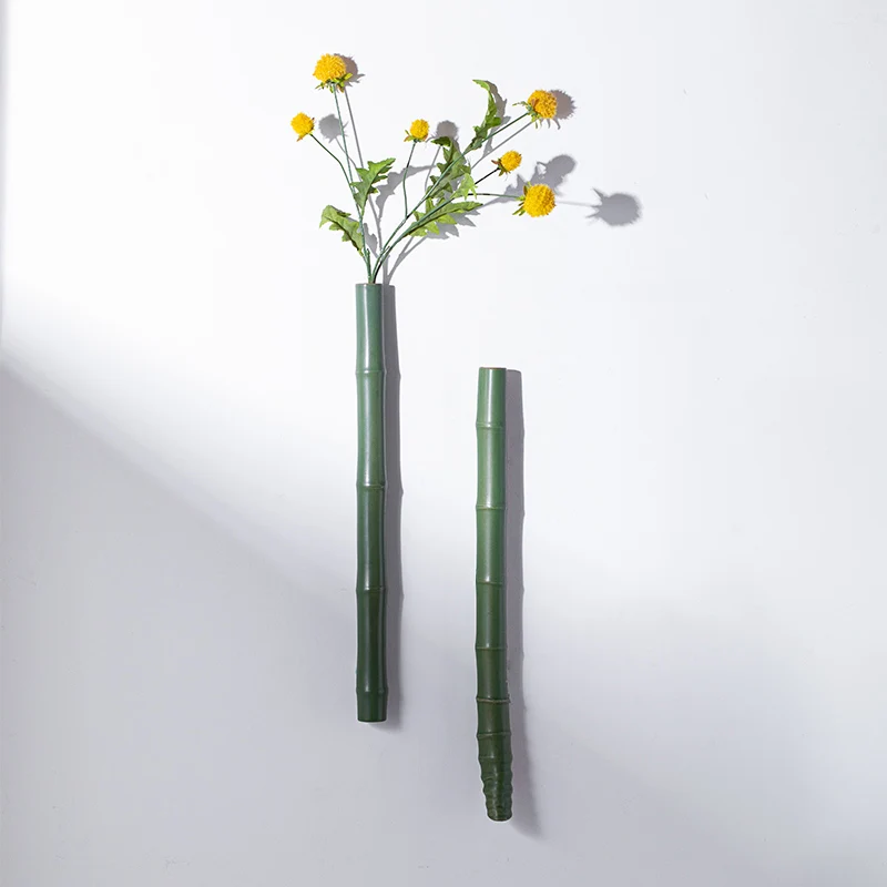 

Modern Creative Art Wall Hanging Vase Decoration Household Nordic Style Luxury Ceramic Vases Living Room Dried Flower Decoration