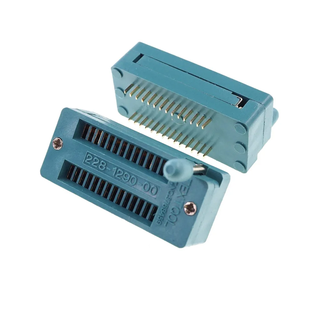 Инструмент для тестирования IC DIP ZIF ZIP Socket 28 Pin Pitch 1 78 мм 778 двухрядный интервал 10 16 0 4
