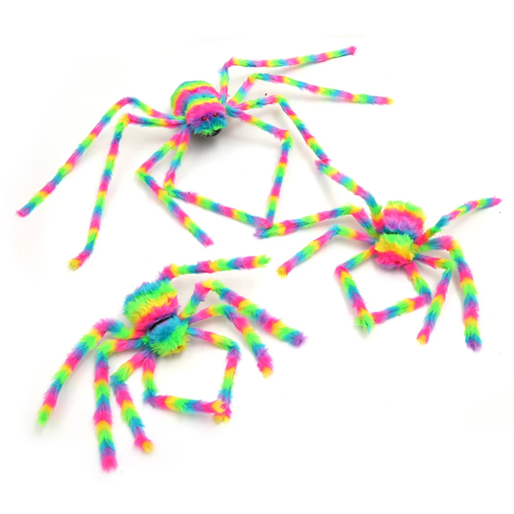 Новинка большой размер 125 см плюшевый паук из проволоки и плюша два стиля